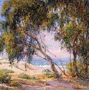 Anna Althea Hills Beside the Sea, Laguna Beach oil